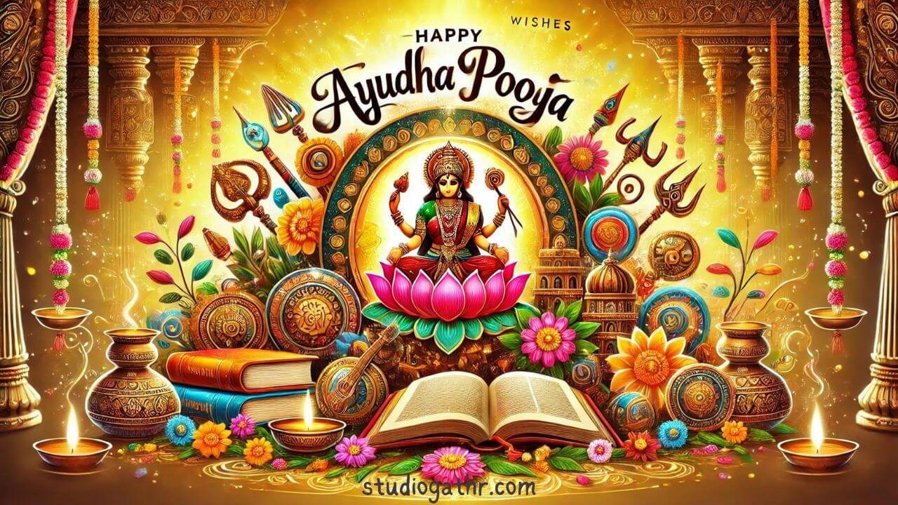 50+ Best Ayudha Pooja Wishes, Message , Quotes & Greetings For Friend