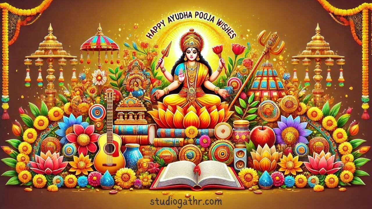 50+ Heartfelt Ayudha Pooja Wishes , Quotes & Greetings for WhatsApp